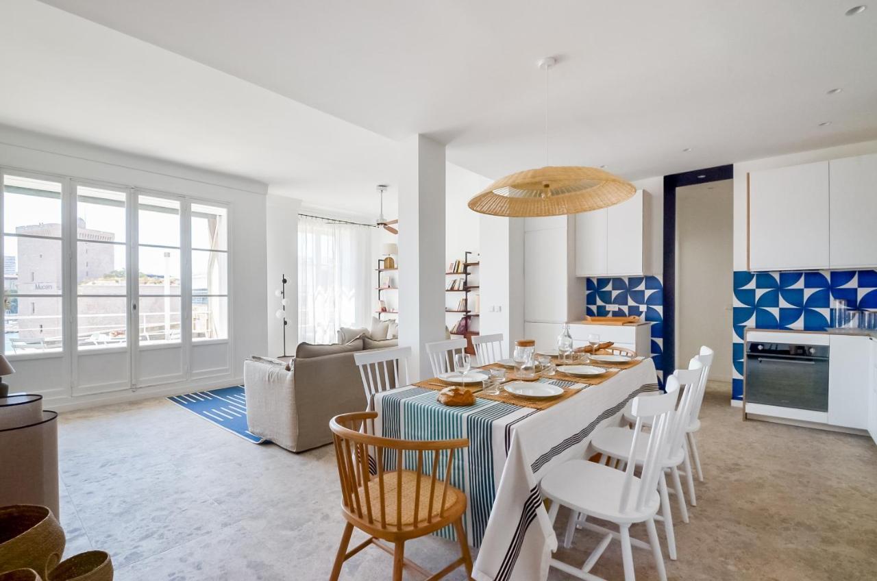Massilia Blue - Grand Refait A Neuf Avec Vue Sur Le Vieux Port Marseilles